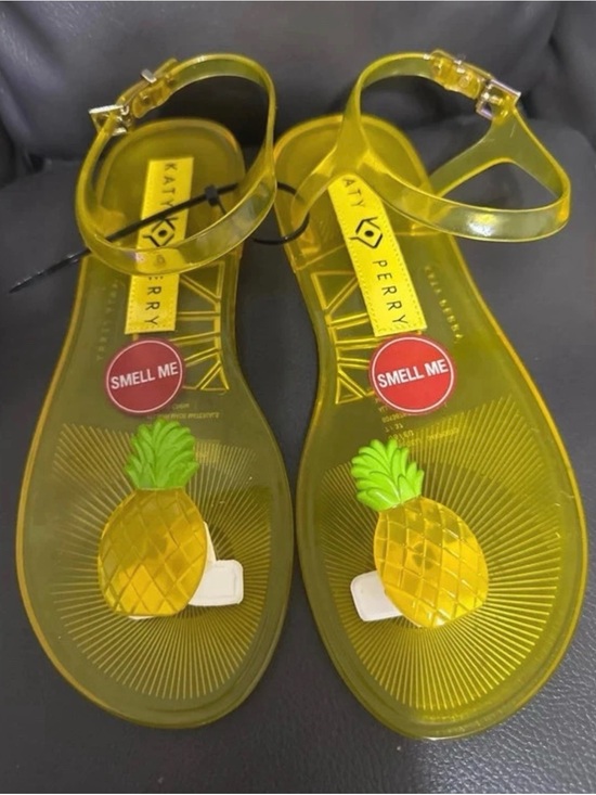 Katy Perry Collections Shoes - Katy Perry Collections Yellow Pineapple Jelly Sandals